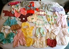 Vintage Estate Lot 30 Cabbage Patch Kid Doll Clothing Clothes Outfits Set Lot