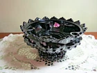 Fenton Black Candlebowl mold 3872 circa 1962-1975