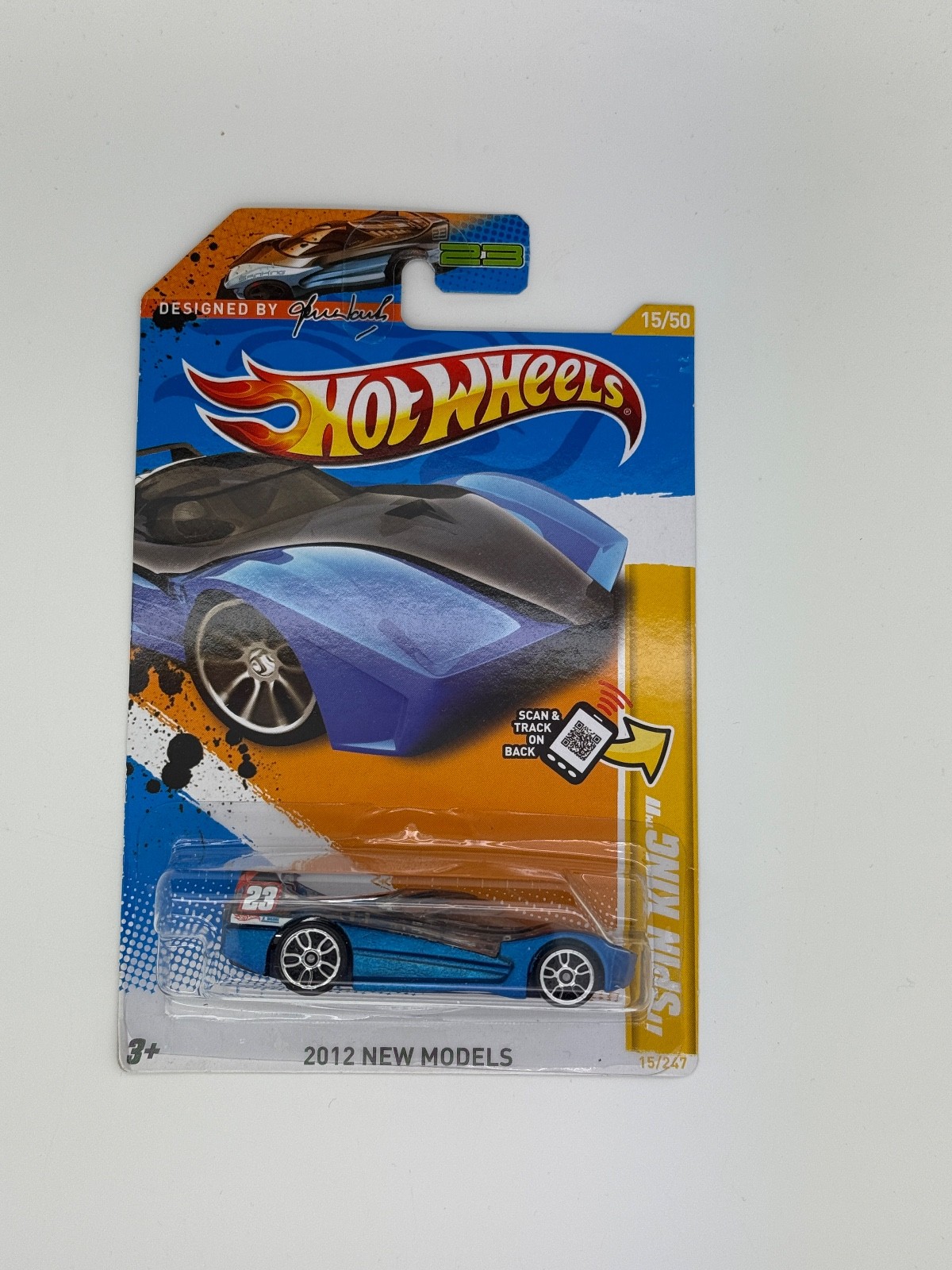 2012 Hot Wheels Spin King Blue – 2012 New Models 15/50