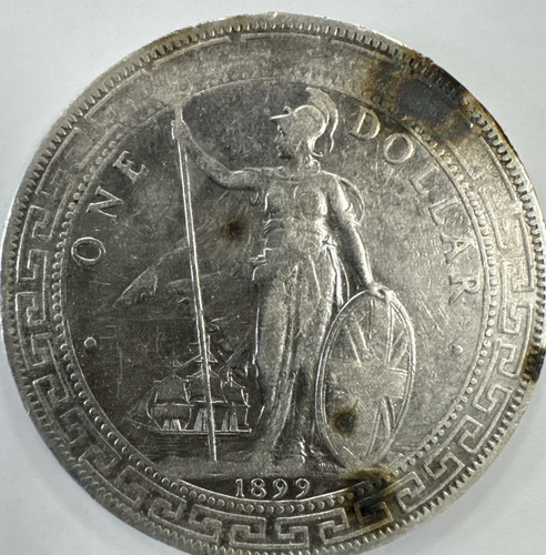 1899-B Großbritannien Trade Dollar Silber zirkuliert - Bild 1 von 2