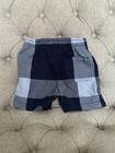 Perry Ellis Toddler Boy Pull-On Plaid Navy Woven Shorts - 2T — photo 2