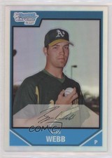 2007 Bowman Chrome Prospects Refractor /500 Ryan Webb #BC110 0l2