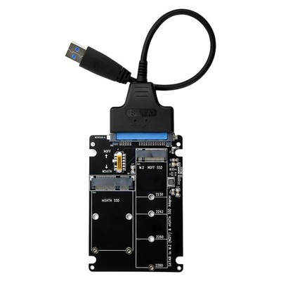M.2 SSD to SATA3 NGFF to Serial External Hard Drive Box Hard Disk Adapter Board