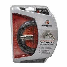 Targus Defcon Cable Lock CL Combo Notebook Laptop Security 6.5 Feet New 