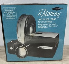 Sawyer's Rototray Projector Slide Tray 100 2x2 Brand New Sealed Vintage
