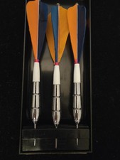 Vintage Unicorn Blue-Orange Feather Set Of Darts