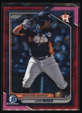 2024 Bowman Chrome #BCP-248 Luis Baez 1st Fuchsia Shimmer Refractor #/199