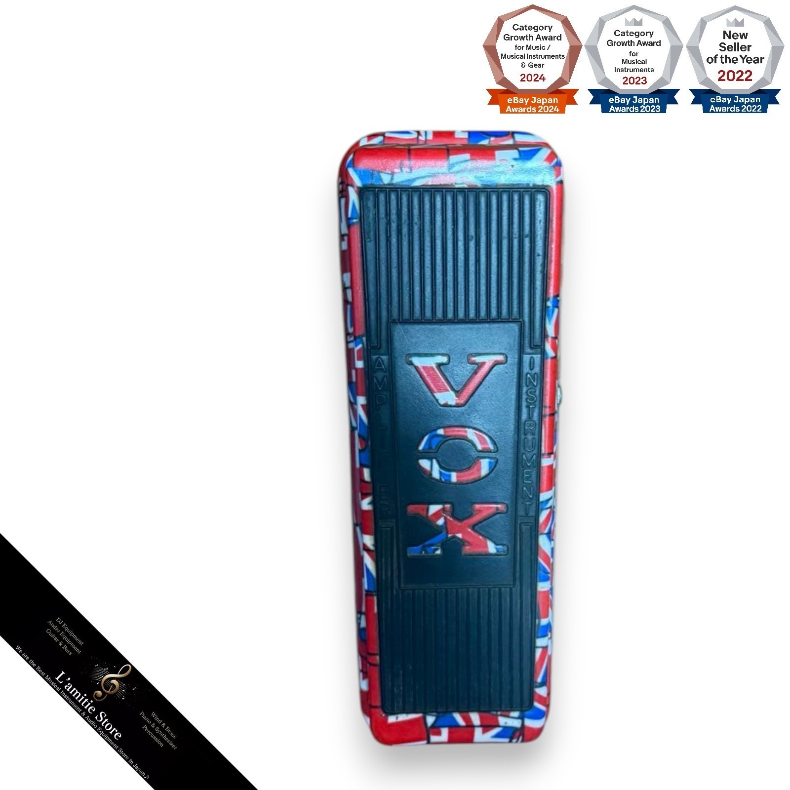 VOX V847 Limited USA Wah Pedal Battery Powered Vintage Guitar Effects Rare JP