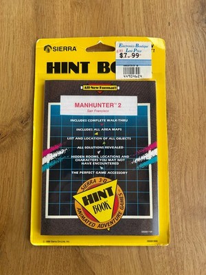Sierra: Manhunter 2: San Francisco - Hintbook | Hilfs/Lösungsbuch