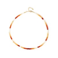 Cavill Feueropal Halskette 42,77Ct Vergoldet 925 Silber Damen Schmuck