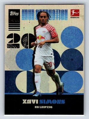 2023-24 Topps Platinum Matthäus Xavi Simons RB Leipzig /99