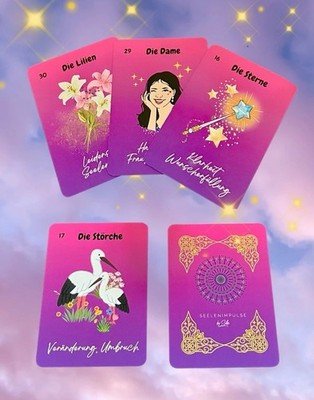 Lenormand - Orakel Kartendeck  ''Das Modern Colour Lenormand''  mit Deutung.
