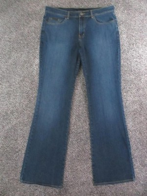 New York Jeans Bootcut Jeans Womens 14 Tall Blue Denim Med Wash