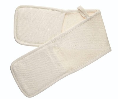 KitchenCraft Extra dicker strapazierfähiger Baumwoll-Doppelofen Einheitsgröße, weiß 