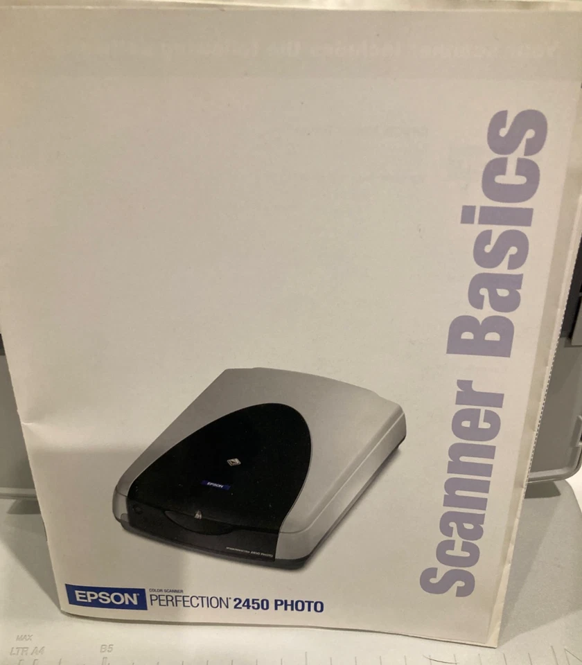 PHOTO SCANNER..Epson Perfection 2450 ...All Cords, Software, and Overlays ! - Image 4 of 4