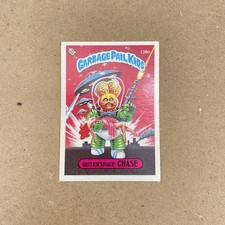 Garbage Pail Kids OUTERSPACE CHASE 138b Checklist Topps UK 1986