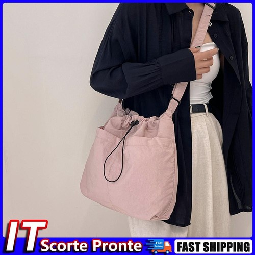 Borsa Tote di tela per le donne, simpatici sacchetti di cotone in tessuto riutil