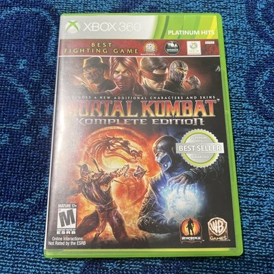 Mortal Kombat [Komplete Edition] Platinum Hits Microsoft Xbox 360 *Working*