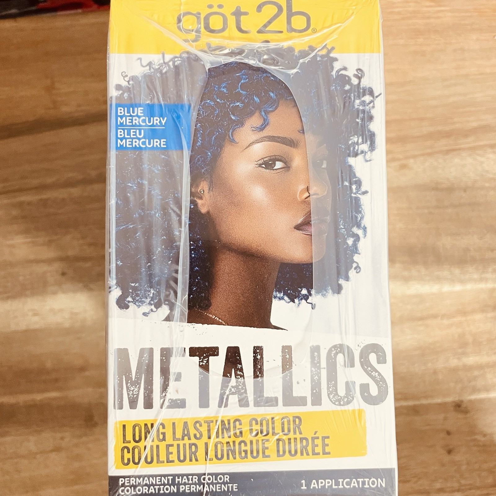 3 Schwarzkopf Got2b Metallics Permanent Blue Mercury Permanent Color