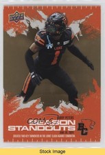 2025 Upper Deck CFL Season Standouts Gold Garry Peters #81 READ 1g8w