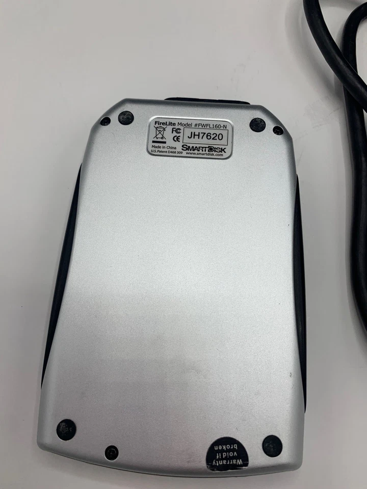 SmartDisk FWFL160-N FireLite Firewire Storage Portable External Hard Drive 160gb - Image 3 of 4