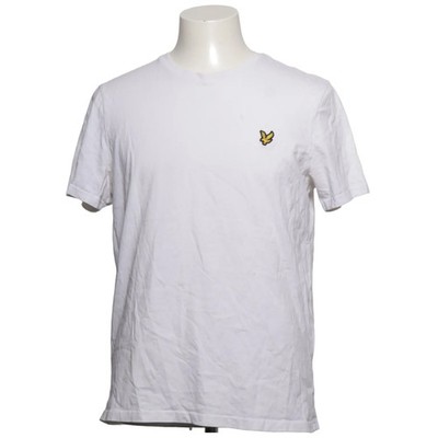 Lyle & Scott, T-shirt, Größe: L, Weiß, Baumwolle, Einfarbig, Herren #Gfu
