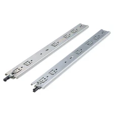 1 Pair Locking Drawer Slides 22 Inch Lock & Full Extension 150 lbs Load Capacity