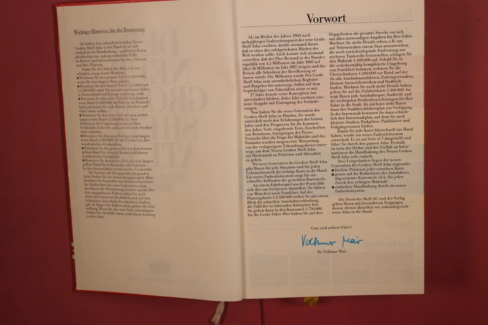366919 Volkmar Mair DER NEUE GROSSE SHELL ATLAS Mairs Geographischer Verlag HC - Bild 3 von 4