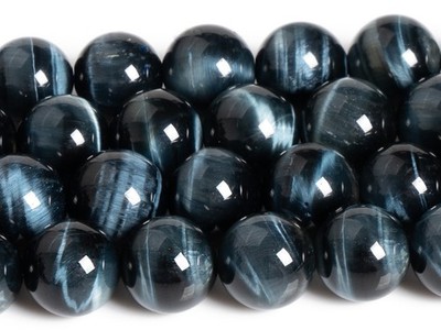 Blue Tiger Eye Beads Natural AAAA Gemstone Round Loose Beads 6MM 8MM 10MM 12MM