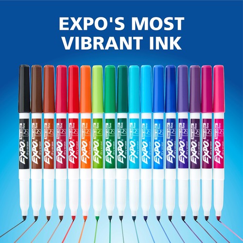 EXPO Dry-erase Markers Fine Point Nontoxic 4/PK Assorted 86674K - Picture 6 of 7