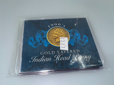 Lot Of 3 Gold Layered Indian Head Pennies 1883 1897 And 1902