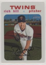2020 Topps Heritage High Number Chrome White Refractor 16/71 Rich Hill 5m1