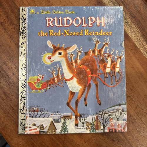 Vintage Little Golden Book - Rudolph the Red Nosed Reindeer | eBay