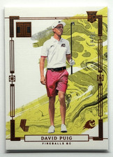 2024-25 Impeccable LIV Golf David Puig 78/99 RC Rookie Fireballs GC