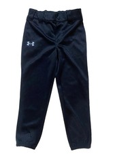 Under Armour Youth Baseball Pants Black Full Length Size 6