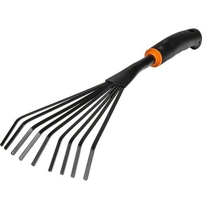 DE LUXE 9 Zähne Garten Hand Laurechen Drahtbesen Rasen Gras Schneiden Reiniger