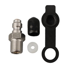 Stainless Steel Quick Coupler Leak-Free Connection Convenient Dust Cap