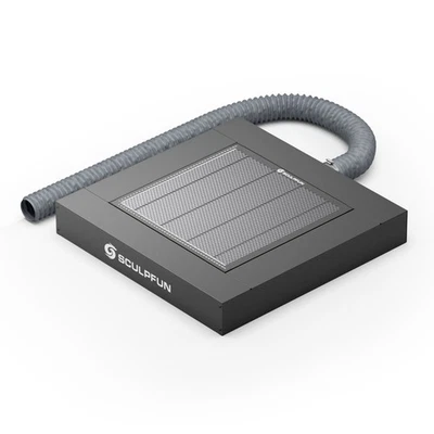 SCULPFUN H5 Laserschneidtisch mit Wabenstruktur, 650 × 650 mm Rauchabzug und Ant