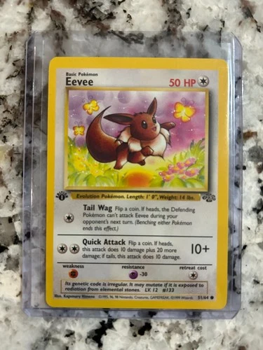 Pokémon TCG Eevee Jungle 51/64 1st Edition 1999-2000 Wizards Base Set