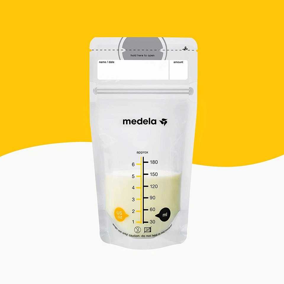 Medela Aufbewahrungsbeutel für Muttermilch 50 weiß  500 g (1er Pack) - Bild 3 von 4