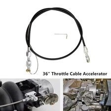 36inch Black Adjustable Car Modified Throttle Cable Accelerator Cable , ,