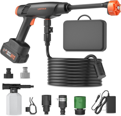 #ad #ad Mini Power Washer 1100 PSI Handheld Battery Operated $124.99