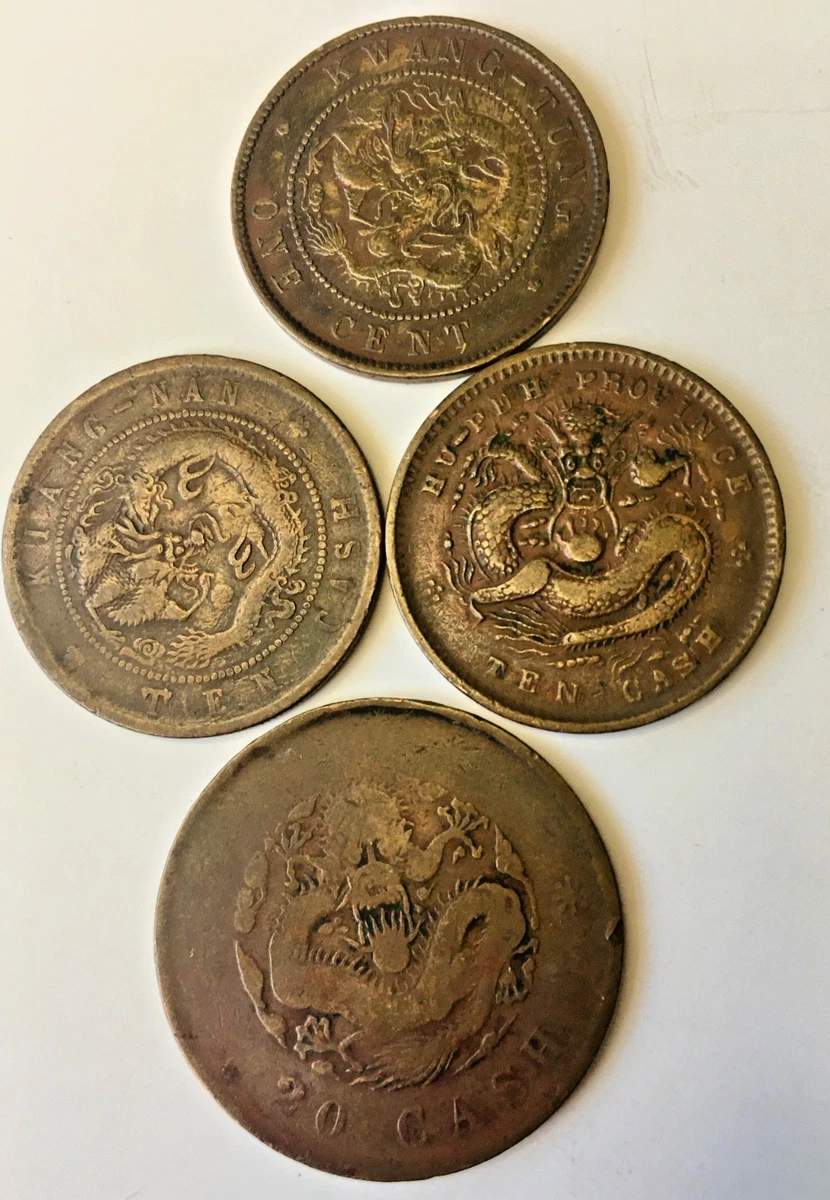 Uncertified 1902 Year Chinese Empire Coins (Pre - 1948) for sale