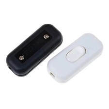 6AMP in LINE ROCKER - TORPEDO SWITCH TABLE LIGHT LAMP WHITE 2 CORE