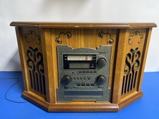 Vintage Wooden Stereo System TR-W068   Radio, Cassette, CD Recorder. CD Not Work