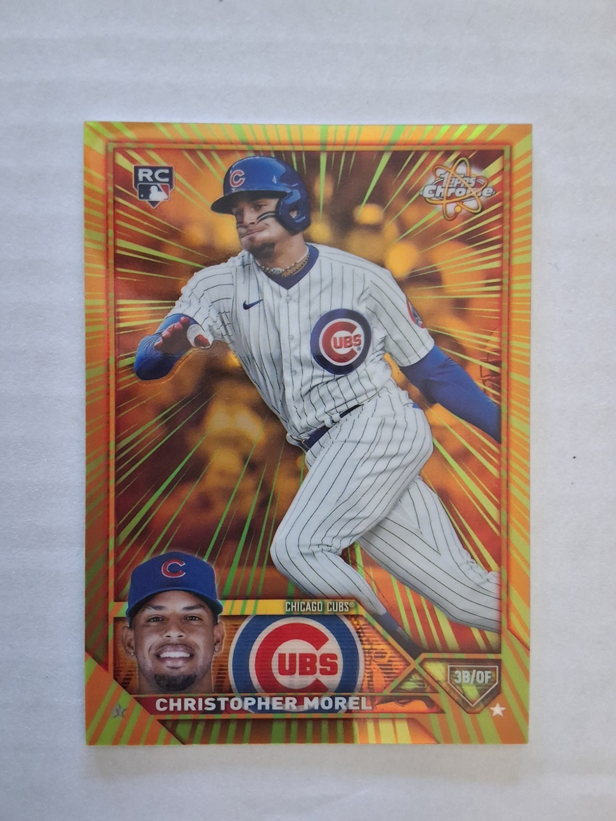 2023 TOPPS CHROME UPDATE CHRISTOPHER MOREL RADIATING ROOKIES
