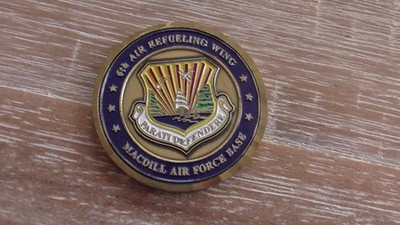 USAF 6th Air Refueling Wing 6th ARW Macdill AFB Challenge Coin #F200