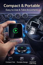Wireless CarPlay  Android Auto Adapter   Plug  Play 2-in-1 Dongle