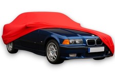 Ganzgarage Indoor Stretch Cover Carcover f�r Bmw E36 Limousine Rot