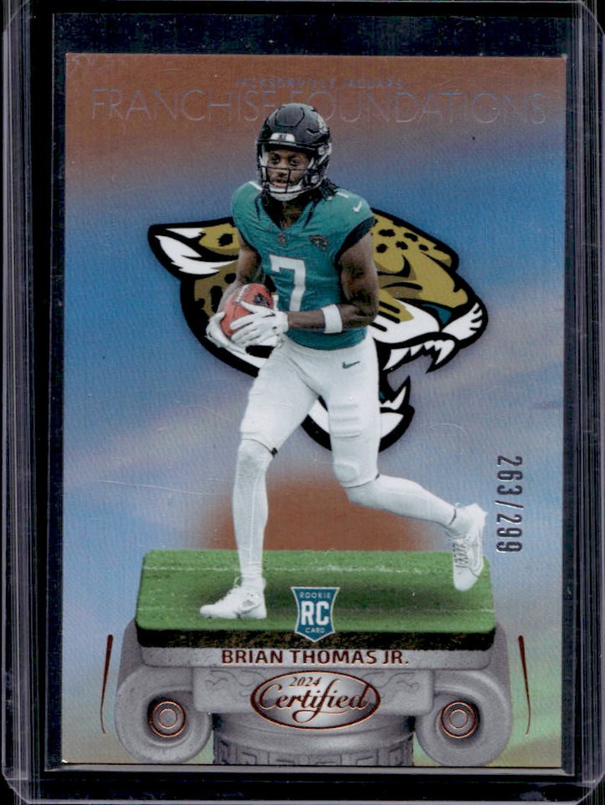Brian Thomas Panini Certified Franchise Foundations #10 Mirror Bronze